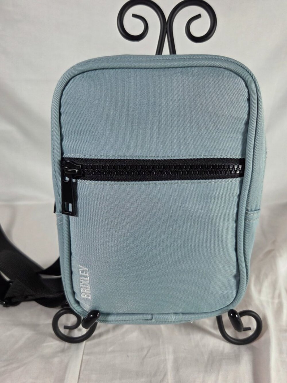 Brixley Convertible Crossbody Belt Bag Light Sage Blue Travel Organizer